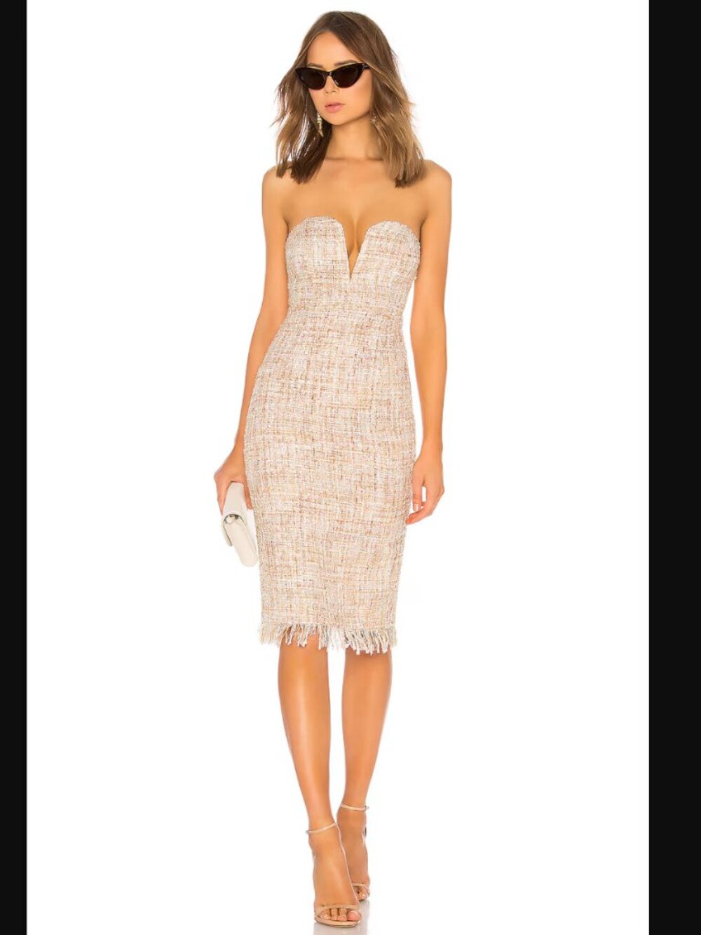 NWOT LPA Dress 691 in Cream Multi | Size L